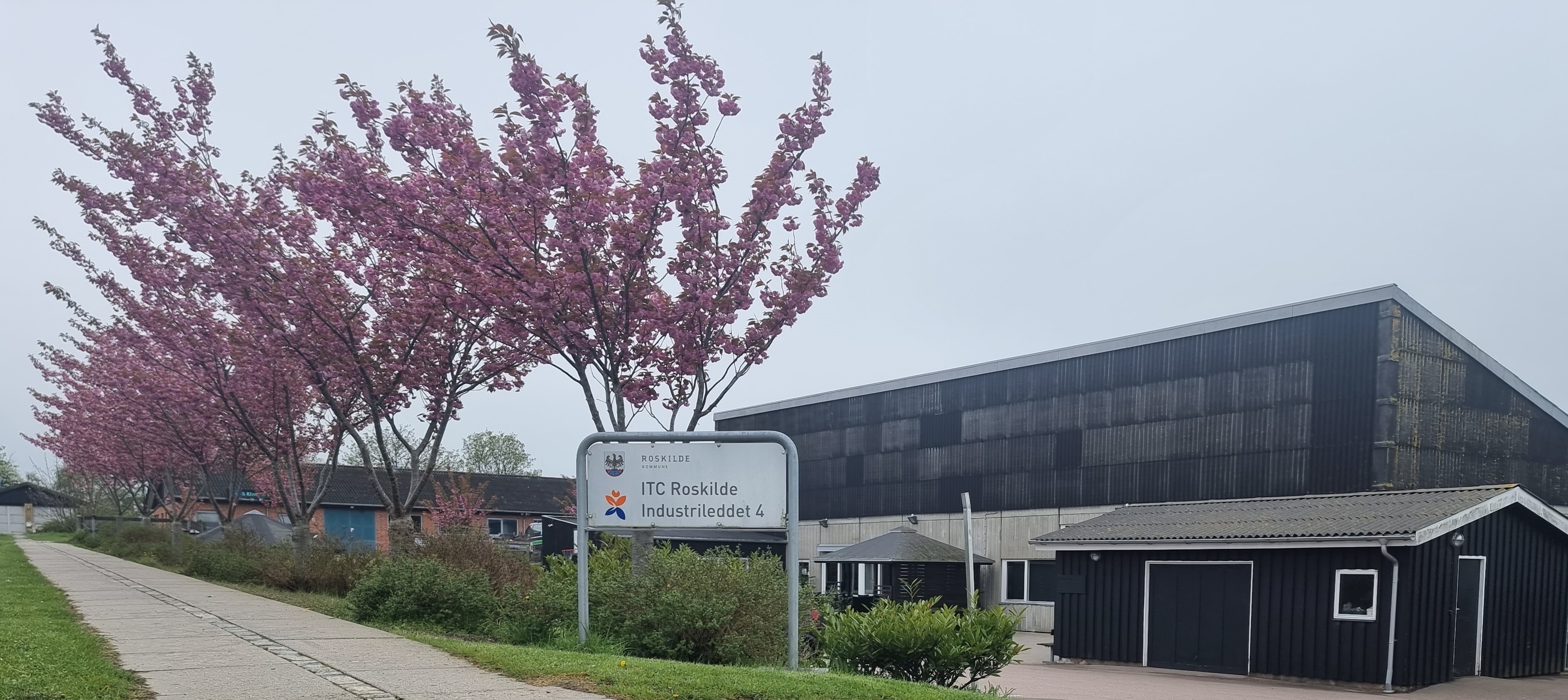 Parkeringsplads ved ITC Roskilde - Industrileddet 4.